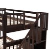 NicBex Twin Size Bunk Bed Convertible Pine Bed Frame with 3 Drawers, Storage Stairs and Full Length Guardrail, No Box Spring Required - 4 of 4