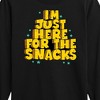 Boys' - Instant Message - I'm Just Here For The Snacks Long Sleeve Graphic T-Shirt - 2 of 4