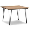 WyndenHall 5pc 42" Elisse Moreno Dining Set Distressed Black/Silver - 3 of 4