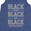 Girls' - Instant Message - Black Pride Joy Excellence Graphic Sleeveless Aline Dress - 2 of 4
