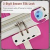 Luggage Set Of 3, Lightweight Carry On Luggage With Spinner Wheels, ABS Hardshell Suitcase Set With TSA Lock, Cosmetic Case, Expandable Luggage - 3 of 4