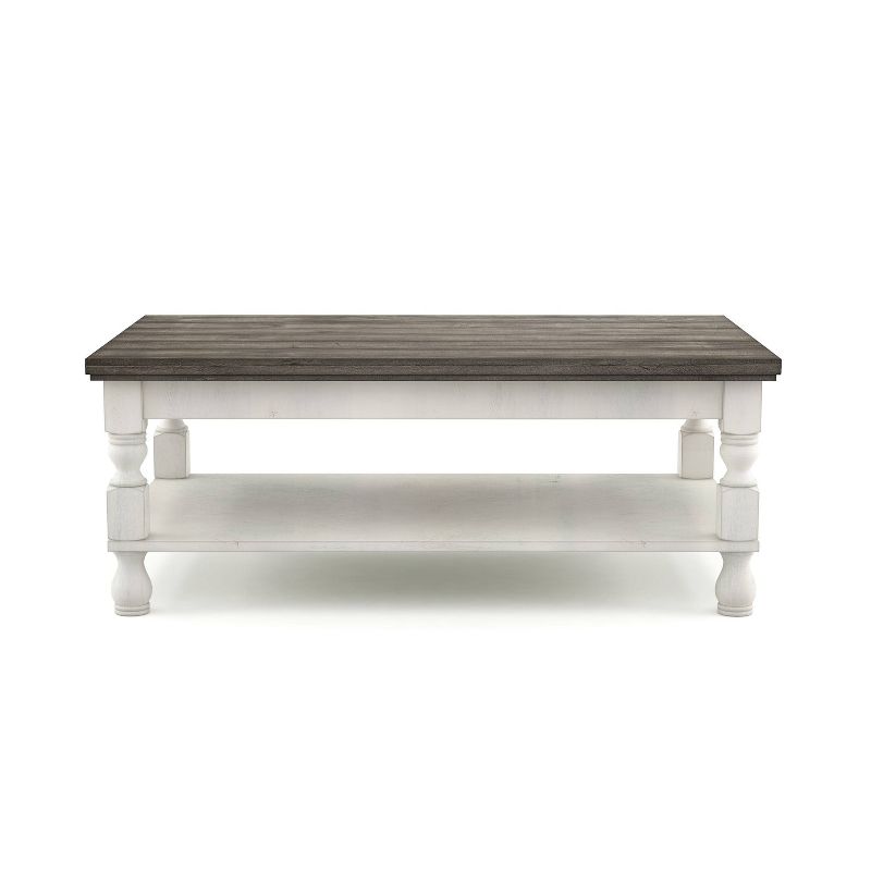 Philoree Farmhouse Coffee Table Antique White - HOMES: Inside + Out, 6 of 8
