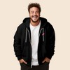 Dalix Donut Embroidered Hoodie Fleece Sweatshirt Zip Front Mens - 4 of 4