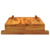 vidaXL Workbench Tabletop with Vice 20.5 in.x17.3 in.x3.7 in. Solid Wood Acacia - 4 of 4