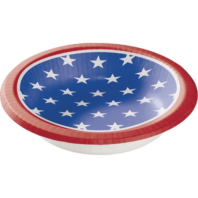 8ct Stars And Strips Paper Bowls