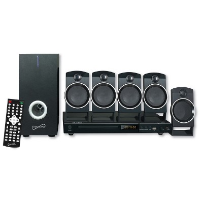 Supersonic 5.1 Channel DVD Home Theater System with USB Input and