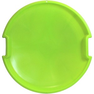 Emsco ESP 26" Day Glow Sno Racer Disc Sled - Neon Lime - 1 of 3