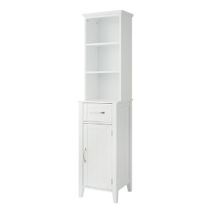 Teamson Home Newport Freestanding Mixed Storage Linen Tower - 1 of 4