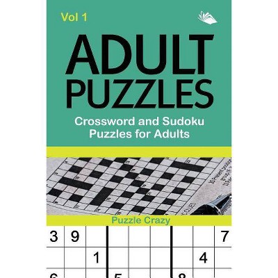 Adult Puzzles - by  Puzzle Crazy (Paperback)