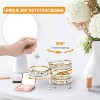 HTUTWOO 4-Layers Rotatable Jewelry Organizer Storage Box, Clear Jewelry Holder Case for Ring Earring Necklaces Bracelets Makeup Hair Accessories - 4 of 4