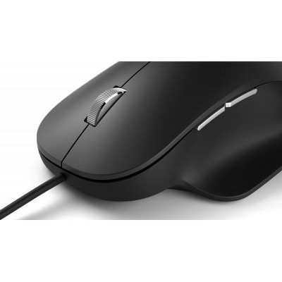 Microsoft Ergonomic Mouse Black - Wired USB - BlueTrack - 1000 dpi - Scroll Wheel - 5 Button(s)