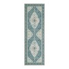Garvee Boho Traditional Washable Area Rug, Foldable Non-Shedding Floor Mat with Low Pile Non-Slip Rubber Backing - 2 of 4