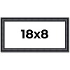 PosterPalooza | Panoramic Linear Black Picture Frame - UV Acrylic, Foam Board Backing, Hanging Hardware - 2 of 4