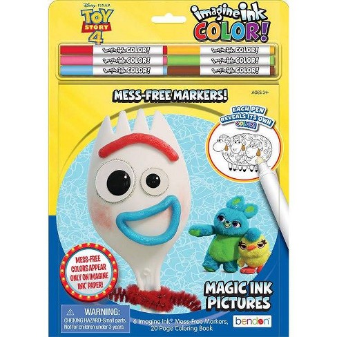 Toy Story 4 Imagine Ink Coloring Book With Mess-free Magic Ink Markers -  Bendon : Target