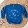 Simply Sage Market Women's Graphic Sweatshirt Embroidered California Flower - 3 of 4