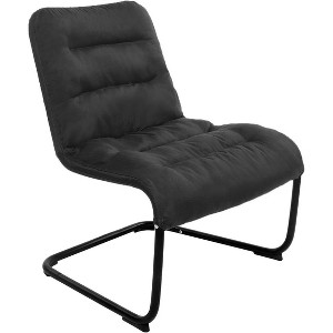 Zenree Upholstered Durable Metal Modern Chair with Soft Cushion - 1 of 4