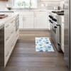 Martha Stewart Amber Floral Daisy Stripe Reversible Water Resistant Kitchen Mat - 3 of 4