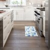 Martha Stewart Amber Floral Daisy Stripe Reversible Water Resistant Kitchen Mat - image 3 of 4