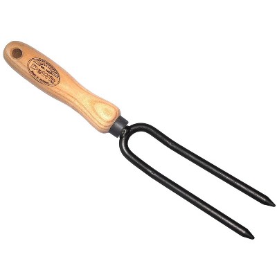 DeWit 2-Prong Weeding Fork – Durable Hand Tool for Taproot Removal