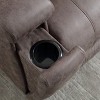 Bestier Luxury Massage & Heat Recliner Chair, Upholstered Swivel Lounger with Cup Holder and Pocket, Full-Body Adjustable Rocking Chair - 3 of 4