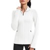 PINSPARK Women's Athletic Jackets Slim Fit Workout Jacket Full Zip Up Running Gym Yoga Sports Tops with Pockets - 3 of 4