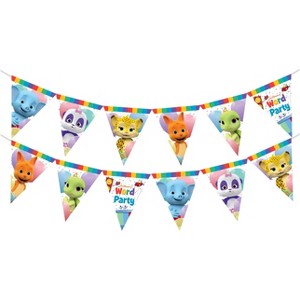 Treasures Gifted Word Party Birthday Banner Pennant - Word Party Birthday Supplies - 1 Pack - 1 of 1