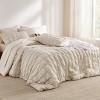 Bedsure | 7 Pcs Bedding Set in Textured White Plaid Seersucker - 2 of 4