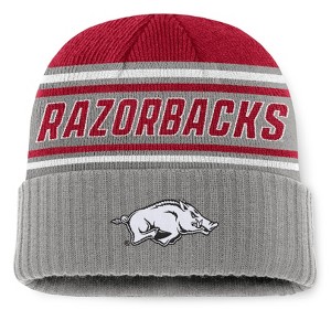 NCAA Arkansas Razorbacks Sleety Knit Cuffed Beanie - 1 of 2