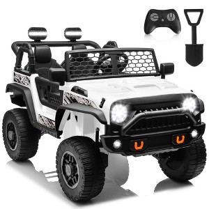 JOYRACER 24V 4WD 4-Wheeler Ride-On Truck Toys, 2-Seater Kids Electric Car w/ Remote, 7AH Battery, Spring Suspension, Bluetooth, Gift for Boys & Girls - 1 of 4
