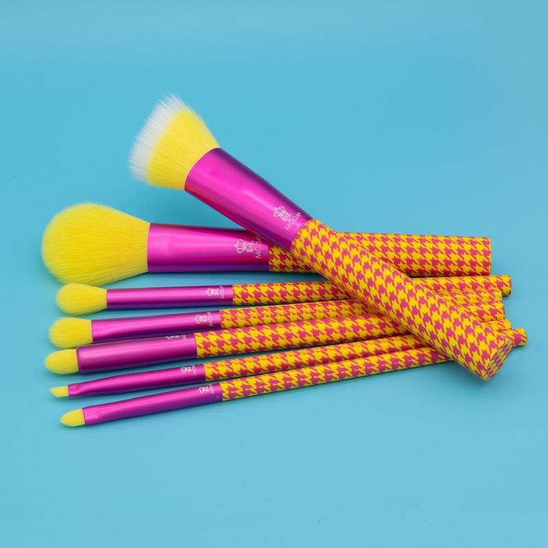 MODA Brush Keep It Classy Yellow & Pink 7pc Makeup Brush Set, 4 of 9