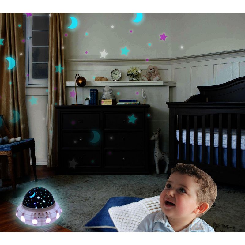 LINSAY Smart Kids Lamp Projector Universe Incandescent and Night Light, 3 of 6