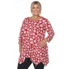 Plus Size Printed Geometric Tunic Top - White Mark - 2 of 4