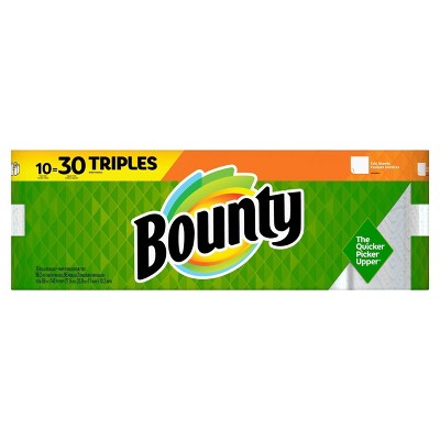 Bounty Full Sheet Paper Towels - 10 Triple Rolls