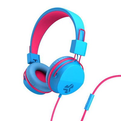 Photo 1 of JBuddies Studio Wired Kids Headphones - Pink/Blue