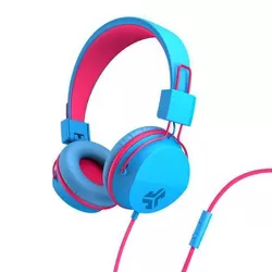 JBuddies Studio Wired Kids Headphones - Pink/Blue