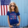 The Juniper Shop Coquette Bow Chart Stars And Stripes Youth Short Sleeve Tee - 4 of 4
