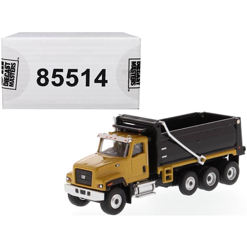 CAT Caterpillar CT681 Dump Truck Yellow and Black "High Line" Series 1/87 (HO) Scale Diecast Model by Diecast Masters, 1 of 5