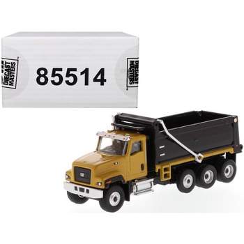 CAT Caterpillar CT681 Dump Truck Yellow and Black "High Line" Series 1/87 (HO) Scale Diecast Model by Diecast Masters