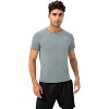 Anna-Kaci Active Men's Lightweight Crew Neck Short Sleeve Active T-Shirt with Breathable Stretch Fabric for Sports and Training - 2 of 4