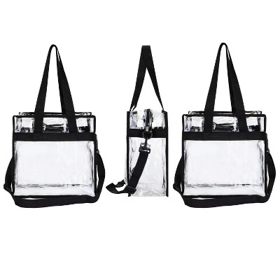 Garnen Clear Bag for Stadium 12x6x12, Crossbody Shoulder Tote Bag With Zipper, Clear Stadium Approved Bag See Through Bag for Events Travel Concert — фото 5