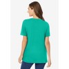 Woman Within Plus Size Perfect Crewneck Tunic - 3 of 4