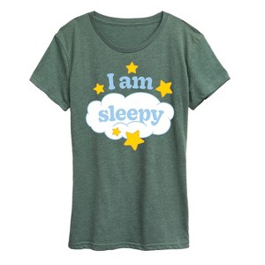 Women's - Instant Message - I Am Sleepy Short Sleeve Graphic T-Shirt - 1 of 4