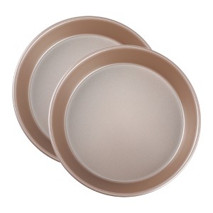 REGALWOVEN Carbon Steel Warp-Resistant Cake Pan 2 Pcs - 1 of 4