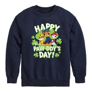 Boys' - Nickelodeon - Paw Patrol Graphic Long Sleeve Fleece Sweatshirt - 1 of 4