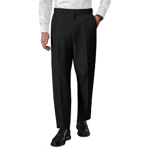 COOFANDY Men Classic Fit Dress Pant Casual Flat Front Pant Expandable Waist Suit Pant - 1 of 4