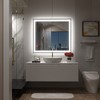Apmir Super Bright Front & Back LED Lighted Anti-Fog Aluminum Alloy Framed Tempered Glass Bathroom/Vanity Mirror with ETL & 3-Year Warranty - 2 of 4