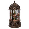 Kurt Adler 8.66-inch Battery Operated Lighted LED Santa and Carousel Water Lantern - 2 of 4