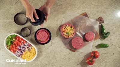 13-Piece Stainless Steel Grill Tool Set with Bamboo Handles