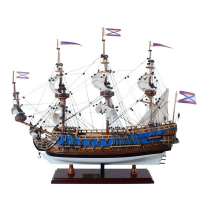 Model Ship 22" - Goto Predestination 18th Century Warship By Old Modern Handicrafts