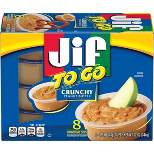 Jif Crunchy Peanut Butter To Go 12oz 8ct